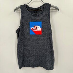 The North Face Americana Tri-Blend Tank Top size S Aviator Navy Heather *read*